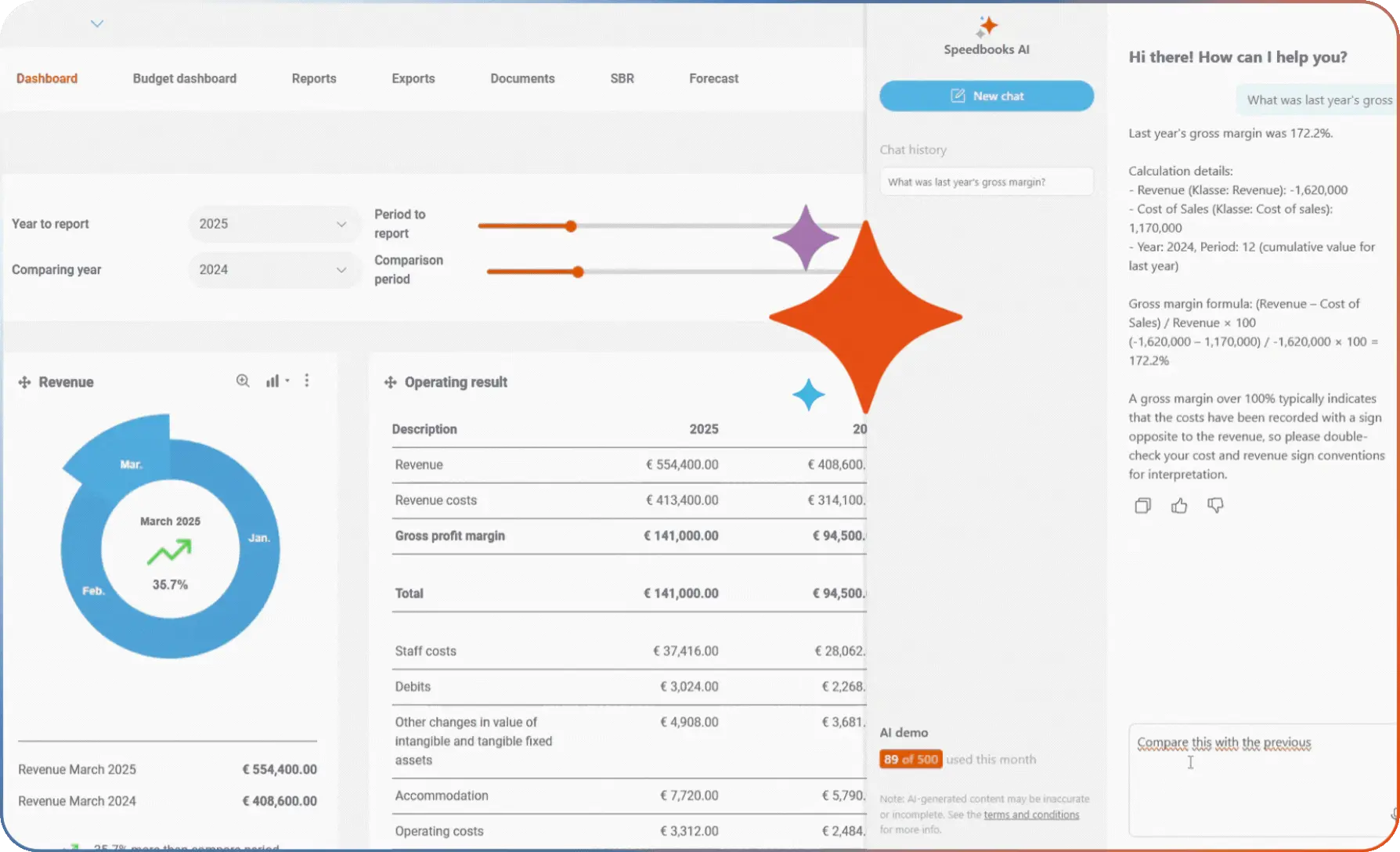 Speedbooks AI Assistant GIF